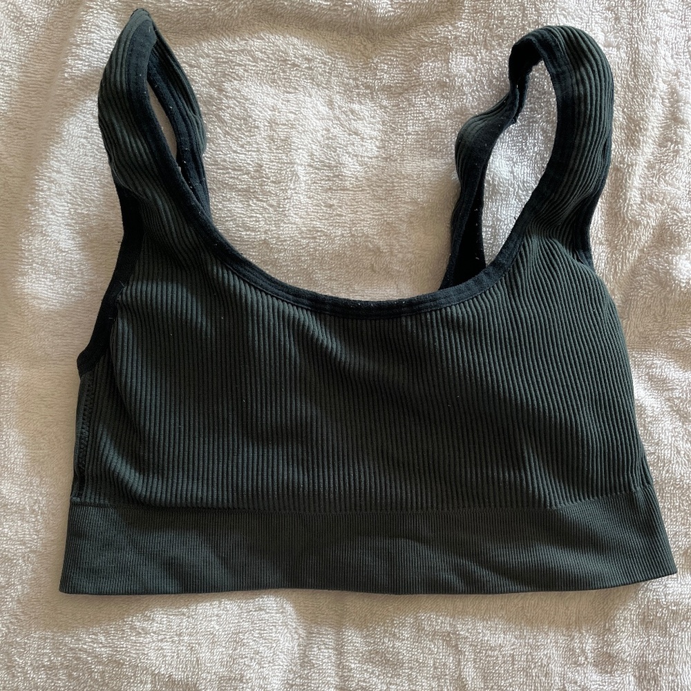 Blanqi ribbed sports bra Large